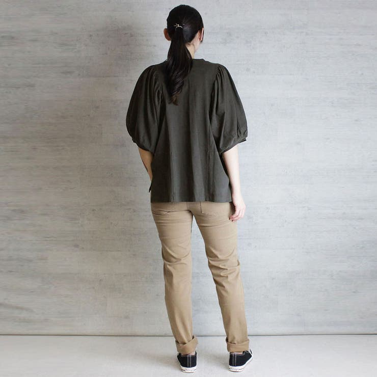 ギャザー袖ドルマンカットソー | atONE | 詳細画像35 