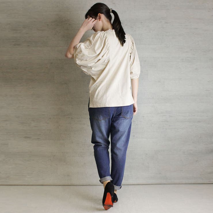 ギャザー袖ドルマンカットソー | atONE | 詳細画像38 