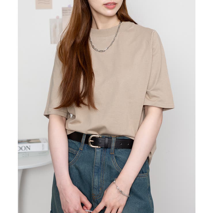 プチハイネック半袖Tシャツ | atONE | 詳細画像22 