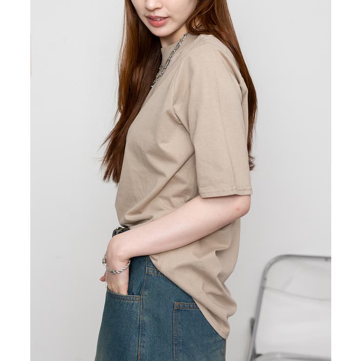 プチハイネック半袖Tシャツ | atONE | 詳細画像23 