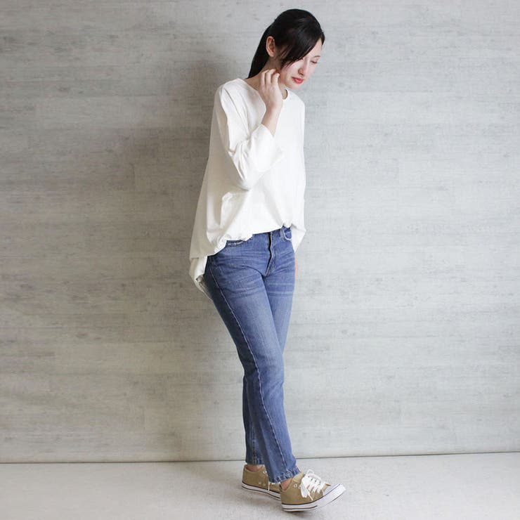 ラウンドネックロングTシャツ | atONE | 詳細画像28 