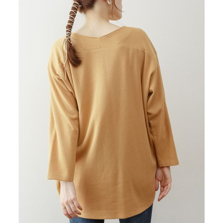 ワッフルロングスリーブプルオーバー | atONE | 詳細画像33 