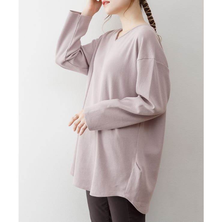 ワッフルロングスリーブプルオーバー | atONE | 詳細画像37 