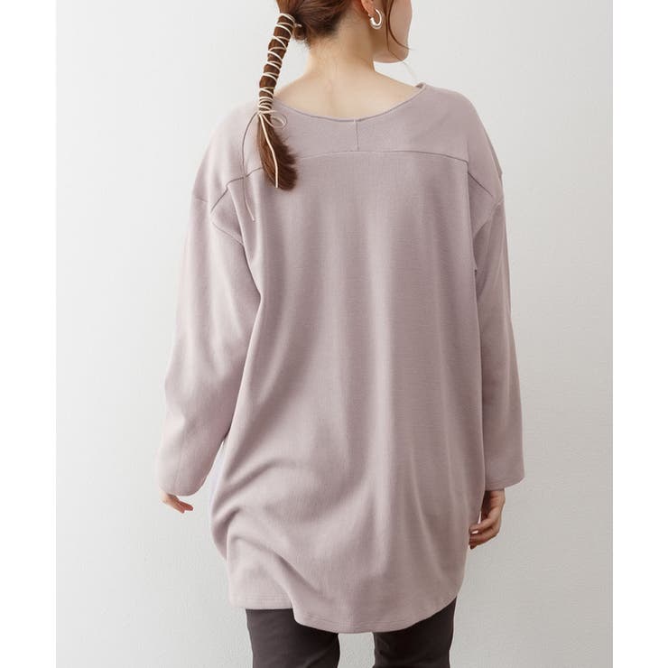 ワッフルロングスリーブプルオーバー | atONE | 詳細画像38 