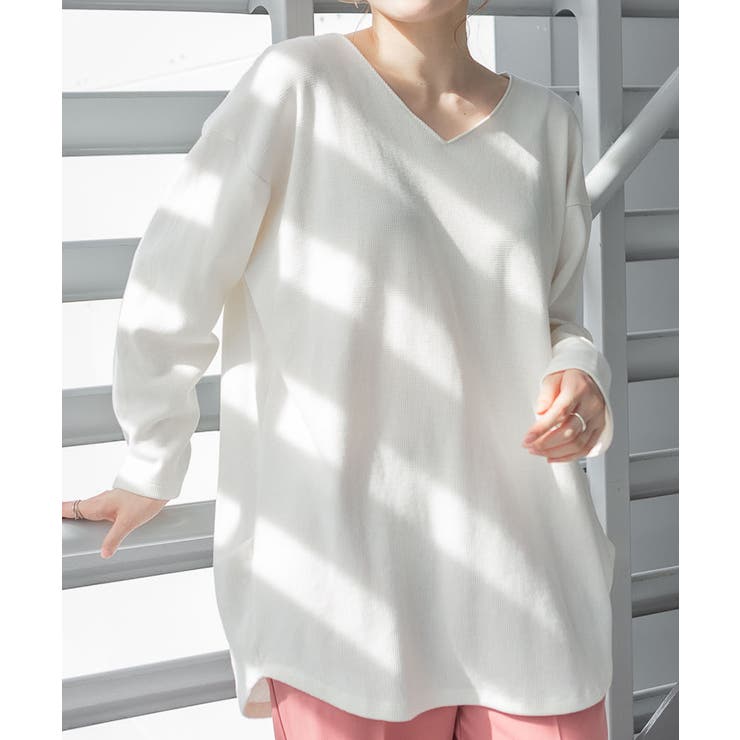 ワッフルロングスリーブプルオーバー | atONE | 詳細画像41 