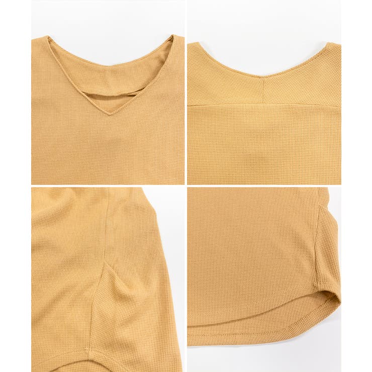 ワッフルロングスリーブプルオーバー | atONE | 詳細画像51 