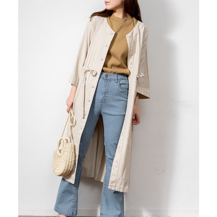 フレンチスリーブリブカットソー | atONE | 詳細画像12 