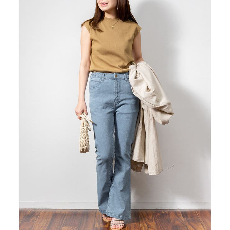 フレンチスリーブリブカットソー | atONE | 詳細画像13 