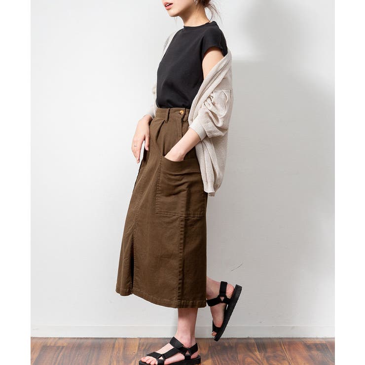 フレンチスリーブリブカットソー | atONE | 詳細画像20 