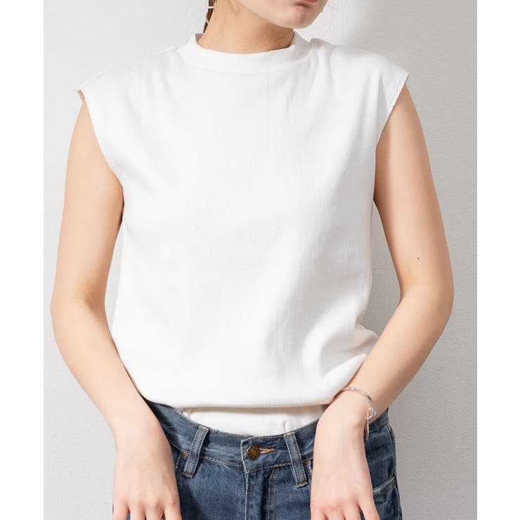 フレンチスリーブリブカットソー | atONE | 詳細画像21 