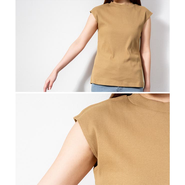 フレンチスリーブリブカットソー | atONE | 詳細画像32 