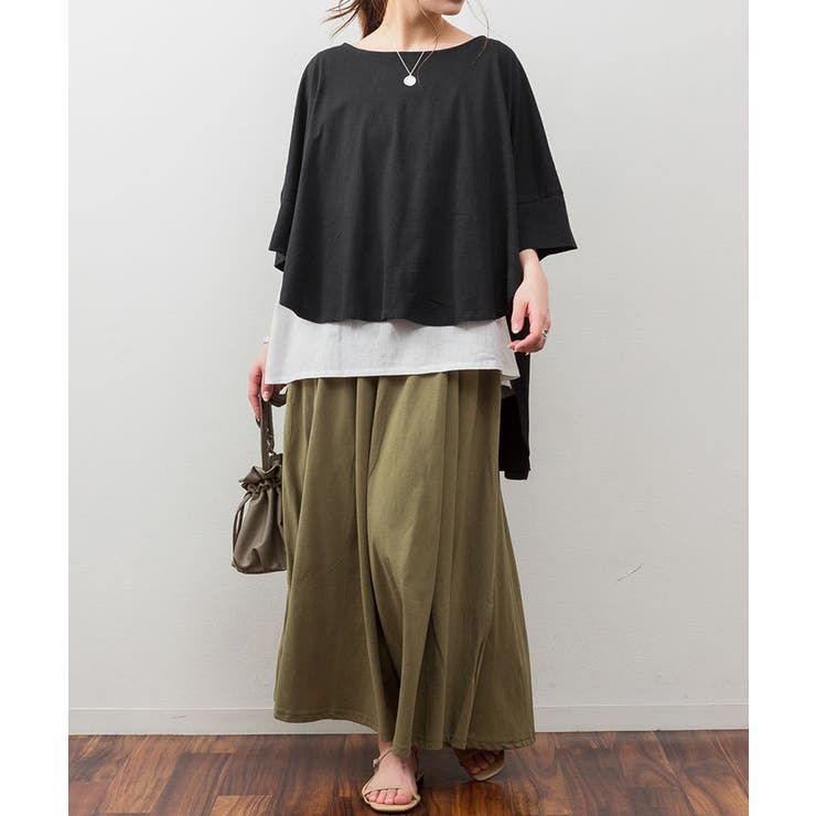 異素材重ね着風プルオーバー | atONE | 詳細画像11 