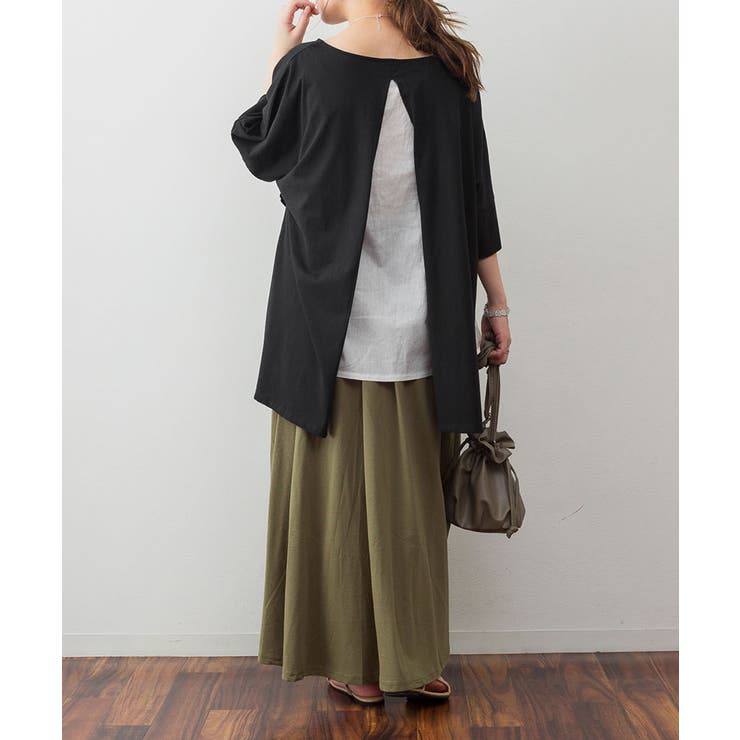 異素材重ね着風プルオーバー | atONE | 詳細画像13 