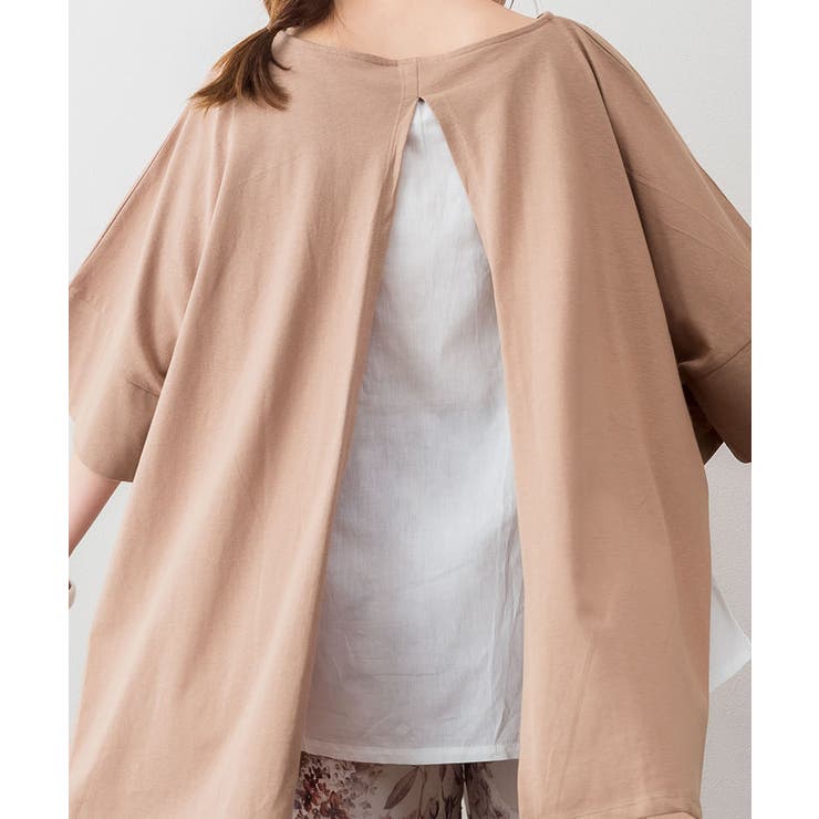 異素材重ね着風プルオーバー | atONE | 詳細画像16 