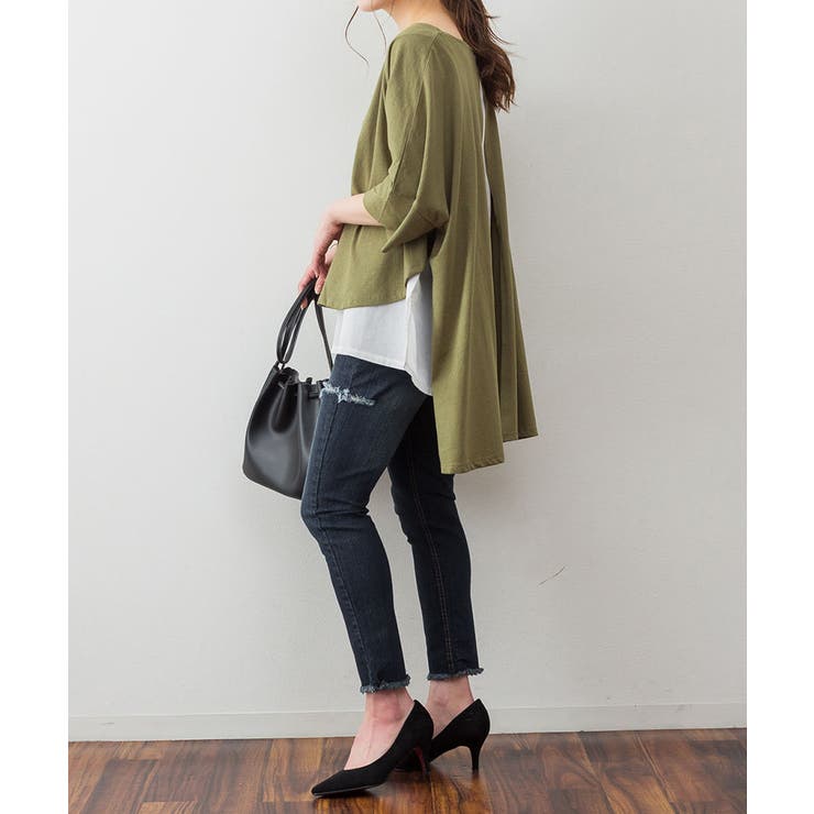 異素材重ね着風プルオーバー | atONE | 詳細画像26 