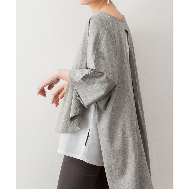 異素材重ね着風プルオーバー | atONE | 詳細画像29 