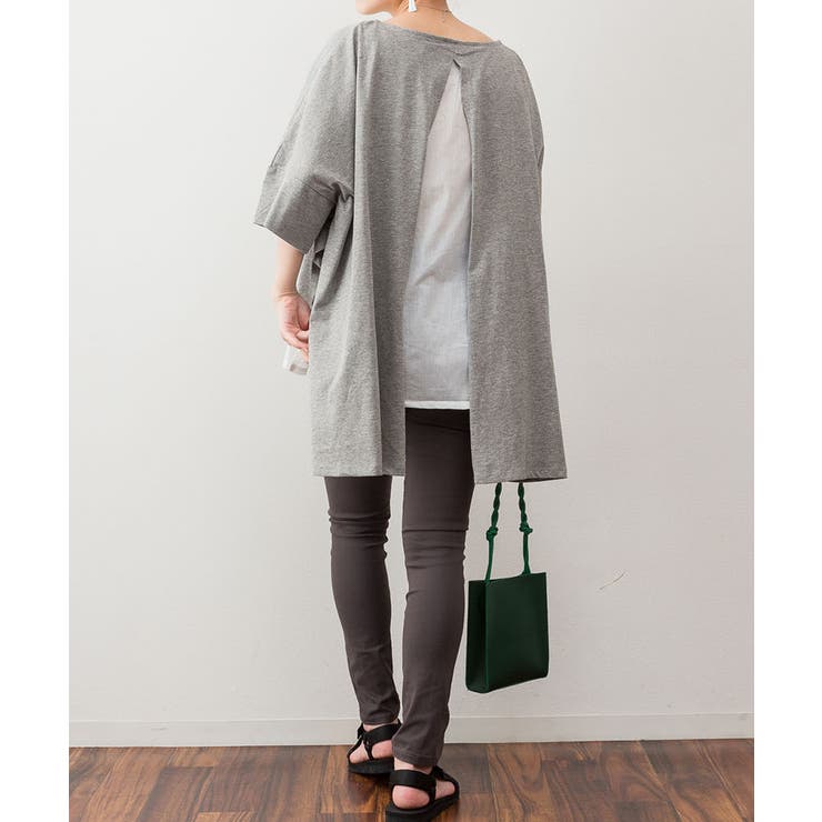 異素材重ね着風プルオーバー | atONE | 詳細画像34 