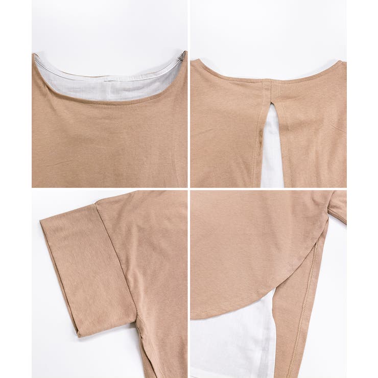 異素材重ね着風プルオーバー | atONE | 詳細画像41 