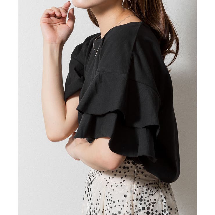 ダブルフリルスリーブプルオーバー | atONE | 詳細画像30 