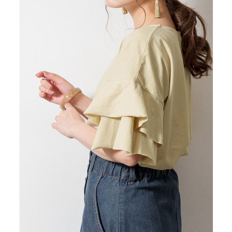 ダブルフリルスリーブプルオーバー | atONE | 詳細画像37 