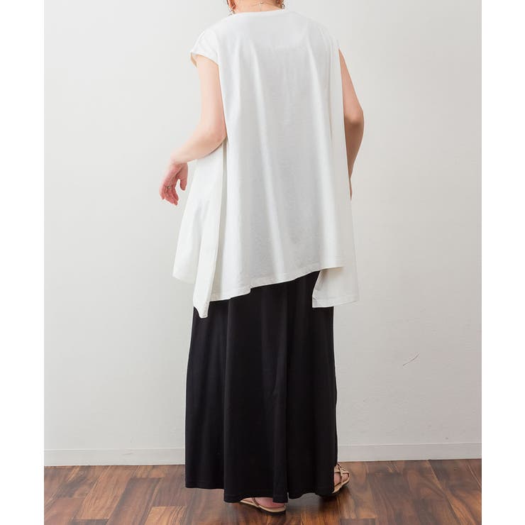 アシメフレンチスリーブカットソー | atONE | 詳細画像13 