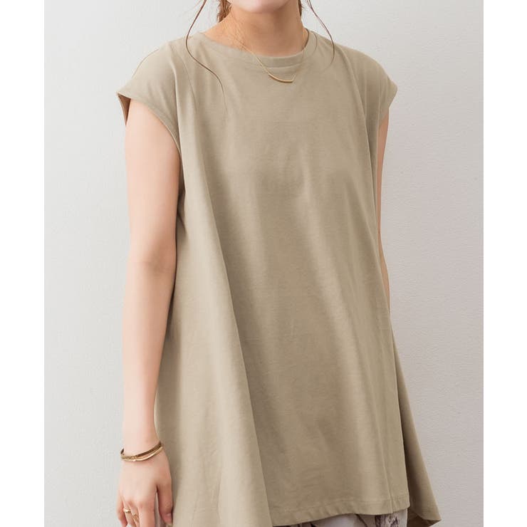 アシメフレンチスリーブカットソー | atONE | 詳細画像28 