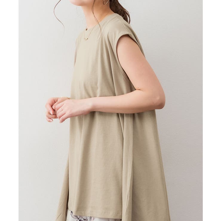 アシメフレンチスリーブカットソー | atONE | 詳細画像29 