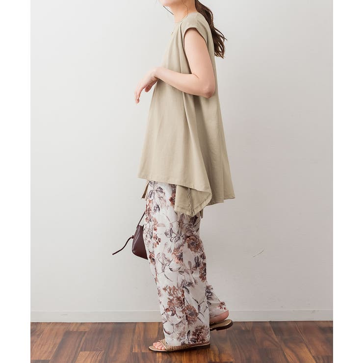 アシメフレンチスリーブカットソー | atONE | 詳細画像33 