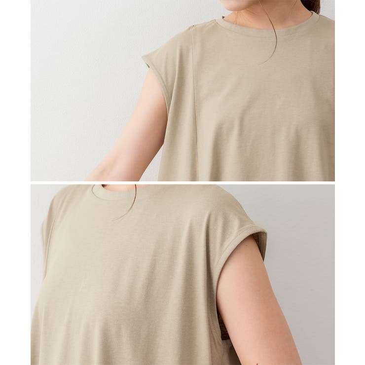 アシメフレンチスリーブカットソー | atONE | 詳細画像38 