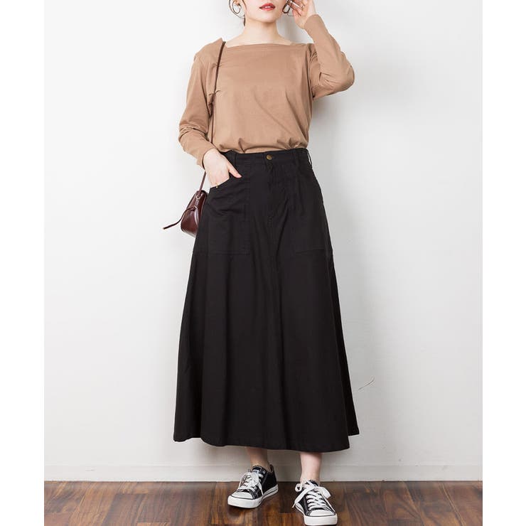 コットンスクエアネックプルオーバー | atONE | 詳細画像32 