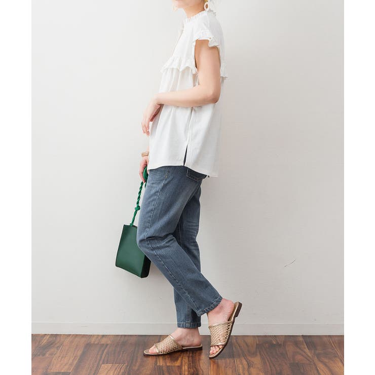 前後2WAYフリルブラウス風カットソー | atONE | 詳細画像14 