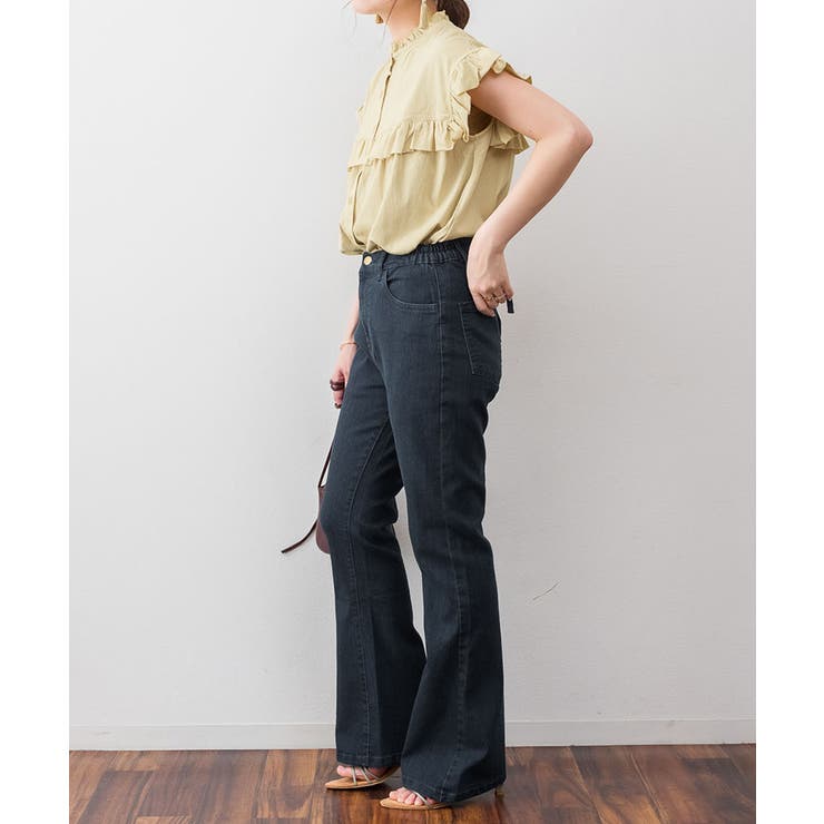 前後2WAYフリルブラウス風カットソー | atONE | 詳細画像21 