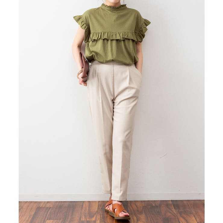 前後2WAYフリルブラウス風カットソー | atONE | 詳細画像27 