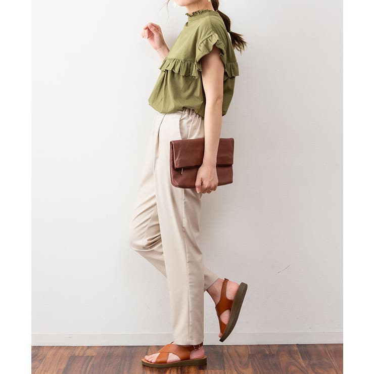 前後2WAYフリルブラウス風カットソー | atONE | 詳細画像28 