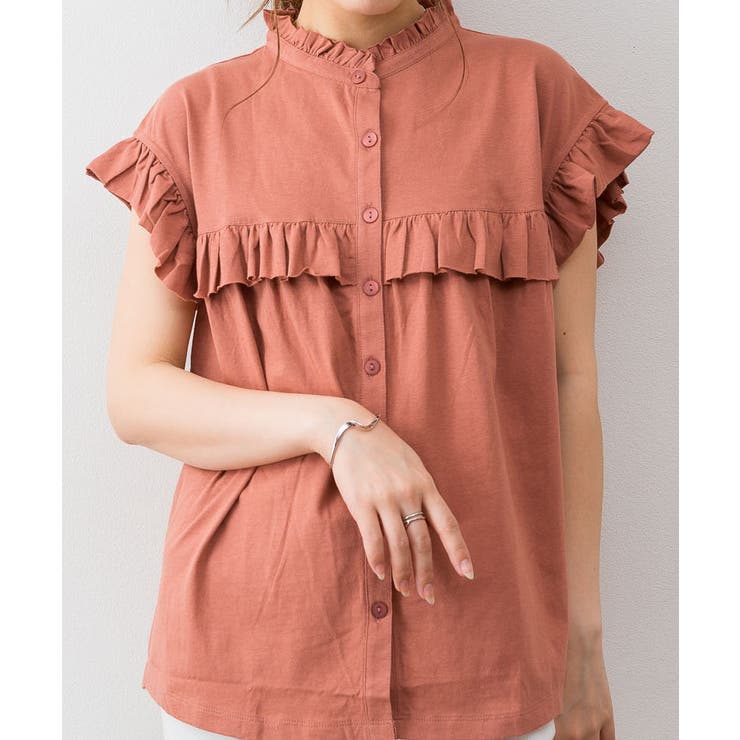 前後2WAYフリルブラウス風カットソー | atONE | 詳細画像30 