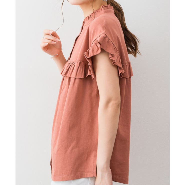 前後2WAYフリルブラウス風カットソー | atONE | 詳細画像31 