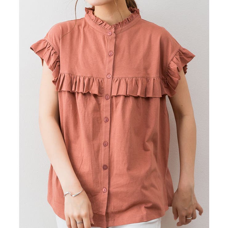 前後2WAYフリルブラウス風カットソー | atONE | 詳細画像33 