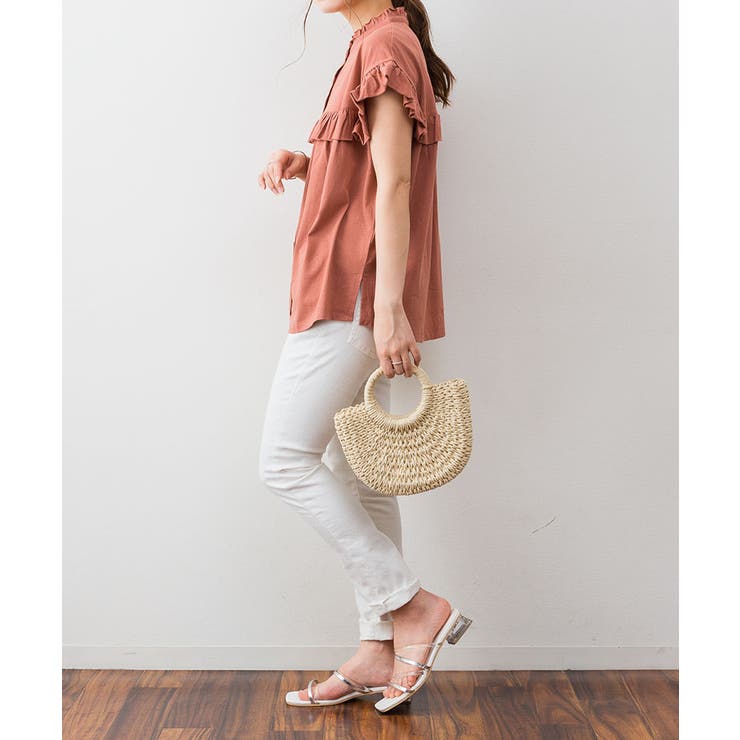 前後2WAYフリルブラウス風カットソー | atONE | 詳細画像35 