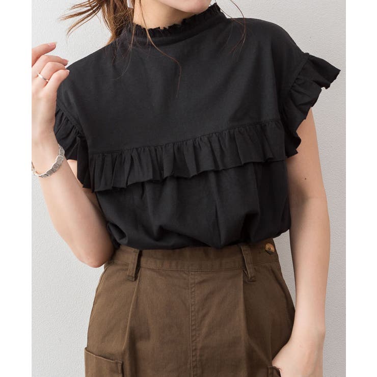 前後2WAYフリルブラウス風カットソー | atONE | 詳細画像37 