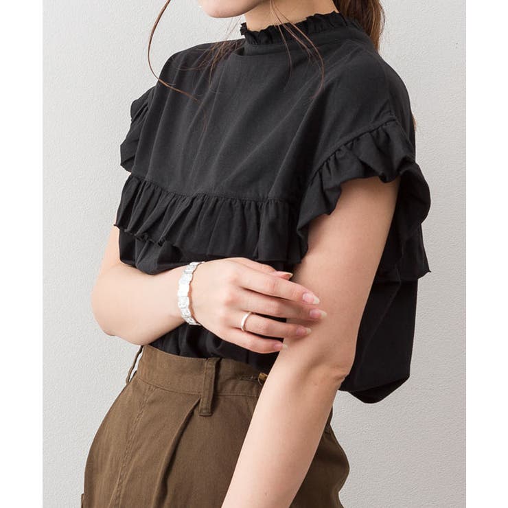 前後2WAYフリルブラウス風カットソー | atONE | 詳細画像38 