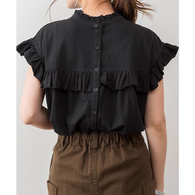 前後2WAYフリルブラウス風カットソー | atONE | 詳細画像39 