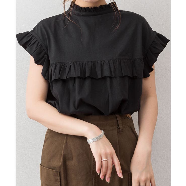 前後2WAYフリルブラウス風カットソー | atONE | 詳細画像40 