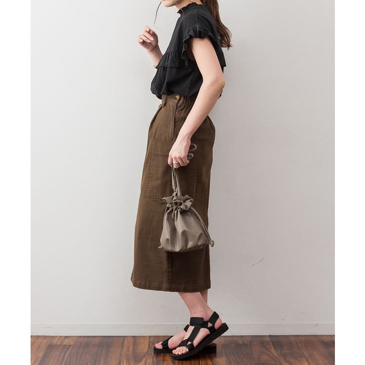 前後2WAYフリルブラウス風カットソー | atONE | 詳細画像42 