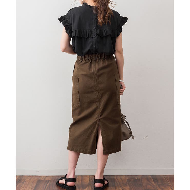 前後2WAYフリルブラウス風カットソー | atONE | 詳細画像43 