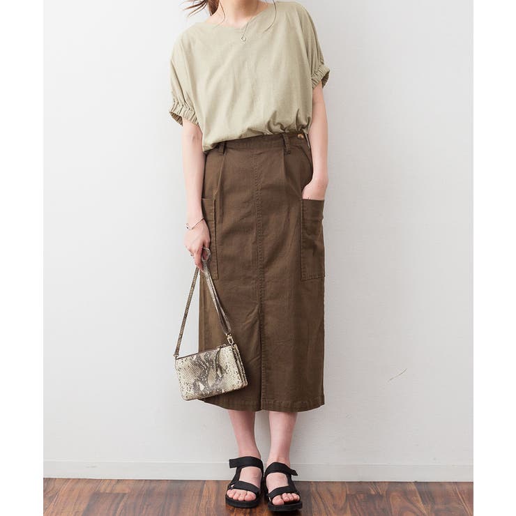 前後2WAYゴムギャザースリーブカットソー | atONE | 詳細画像19 