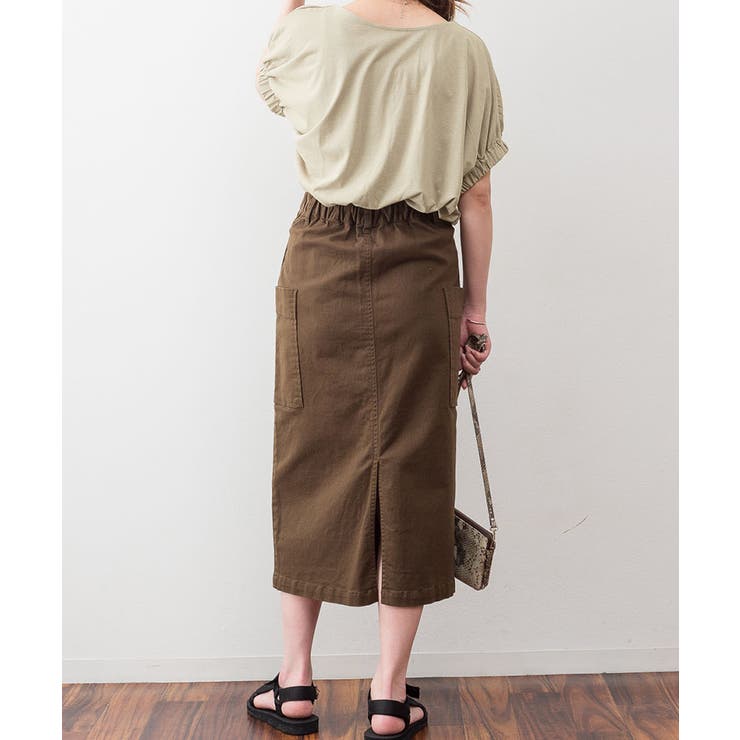 前後2WAYゴムギャザースリーブカットソー | atONE | 詳細画像21 