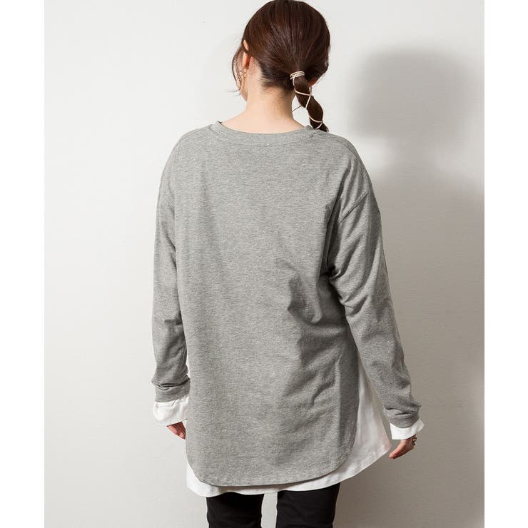 天竺ラウンドヘムロンTシャツ | atONE | 詳細画像22 