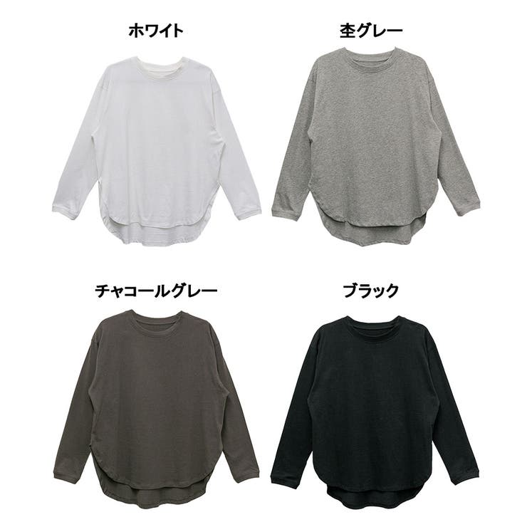 天竺ラウンドヘムロンTシャツ | atONE | 詳細画像31 