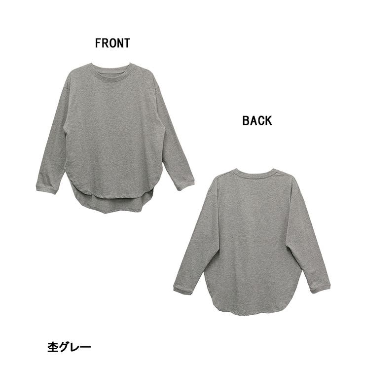 天竺ラウンドヘムロンTシャツ | atONE | 詳細画像32 