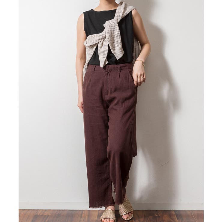 ボートネックワッフルタンクトップ | atONE | 詳細画像16 